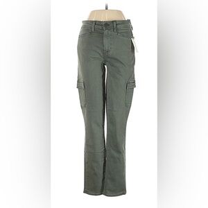 PAIGE Olive Green Women's Cargo Jeans